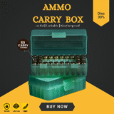 Ammo Carry Box .32 Cal – Lockable & Weatherproof (50 Rounds) | GunGuru.in